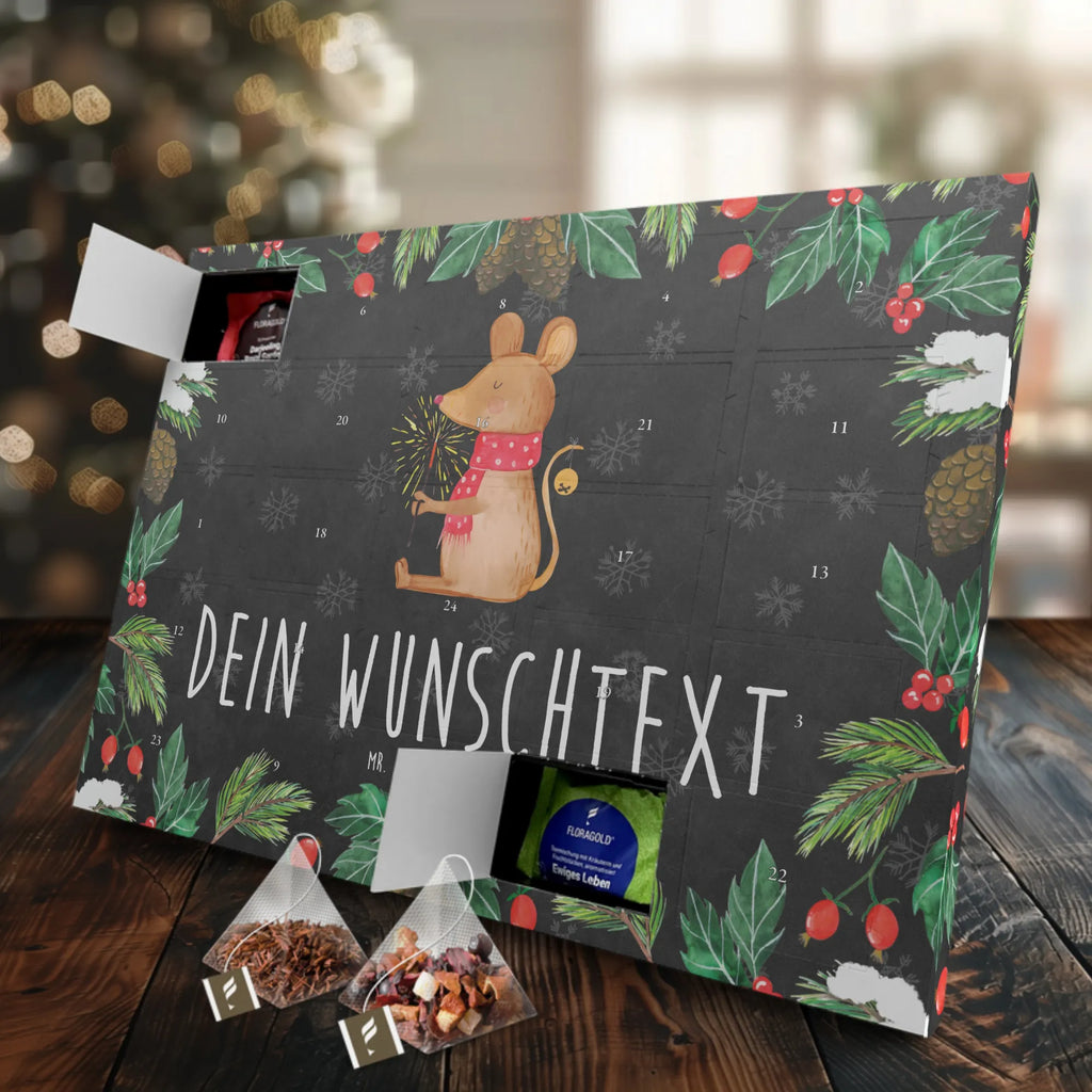 Personalisierter Tee Adventskalender Maus Weihnachten Personalisierter Tee Adventskalender, Winter, Weihnachten, Weihnachtsdeko, Nikolaus, Advent, Heiligabend, Wintermotiv, Frohe Weihnachten, Weihnachtsgruß, Weihnachtsmotiv, Maus, Mäuschen, Weihnachtswunder