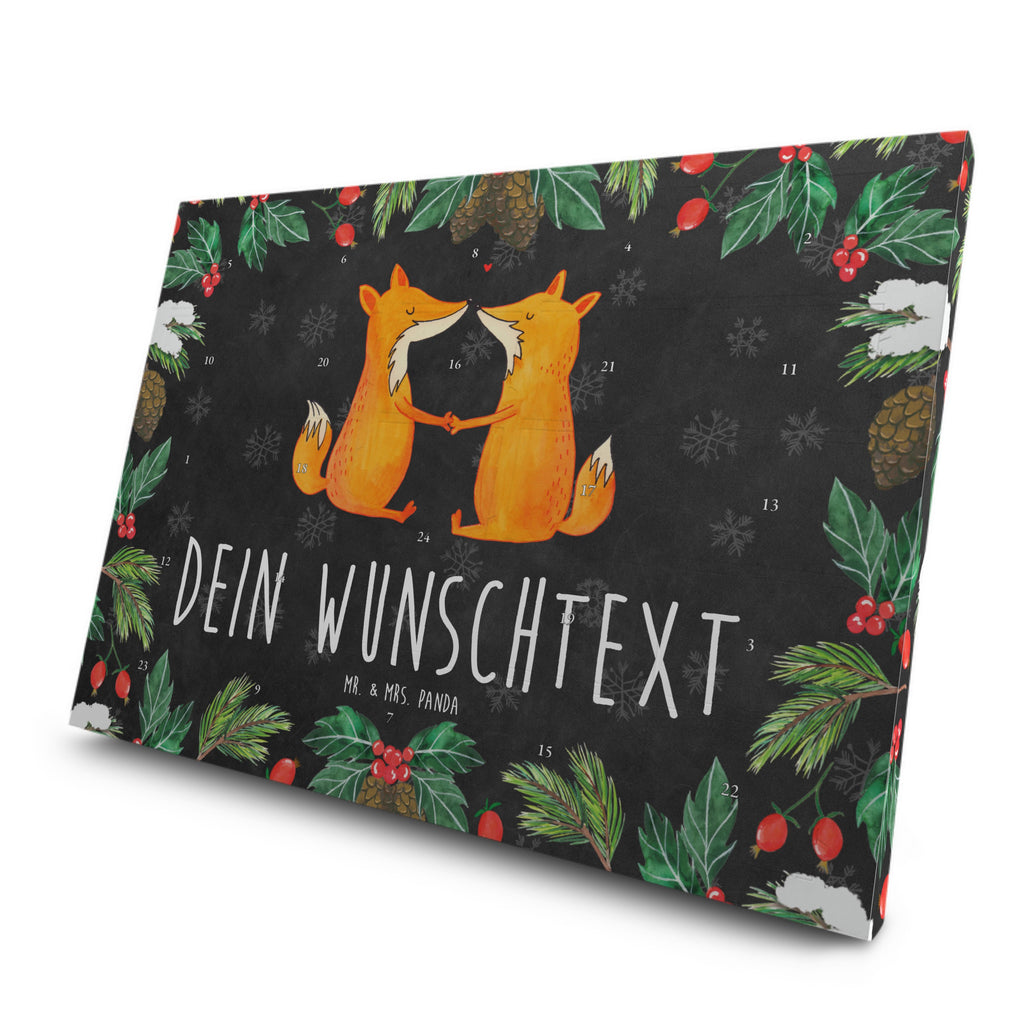 Personalisierter Tee Adventskalender Füchse Liebe Personalisierter Tee Adventskalender, Fuchs, Füchse, Fox, Liebe, Liebespaar, Paar, Partner, Freundin, Freund, Ehe, Verlobte, Ehemann, Ehefrau, Liebesbeweis