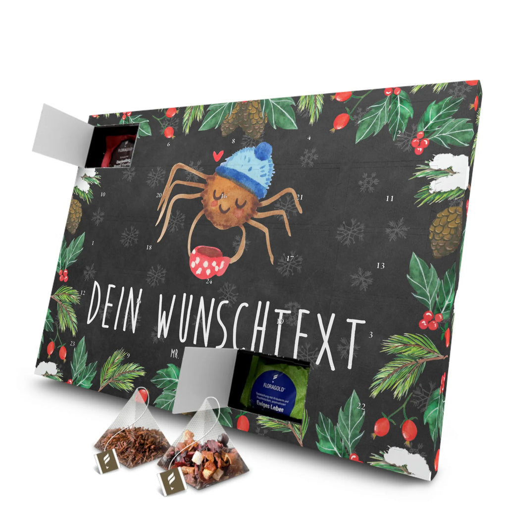 Personalisierter Tee Adventskalender Spinne Agathe Kaffee Personalisierter Tee Adventskalender, Spinne Agathe, Spinne, Agathe, Videos, Merchandise, Kaffee, Morgen, Morgenmuffel, Lebensweisheiten, Weiser Spruch