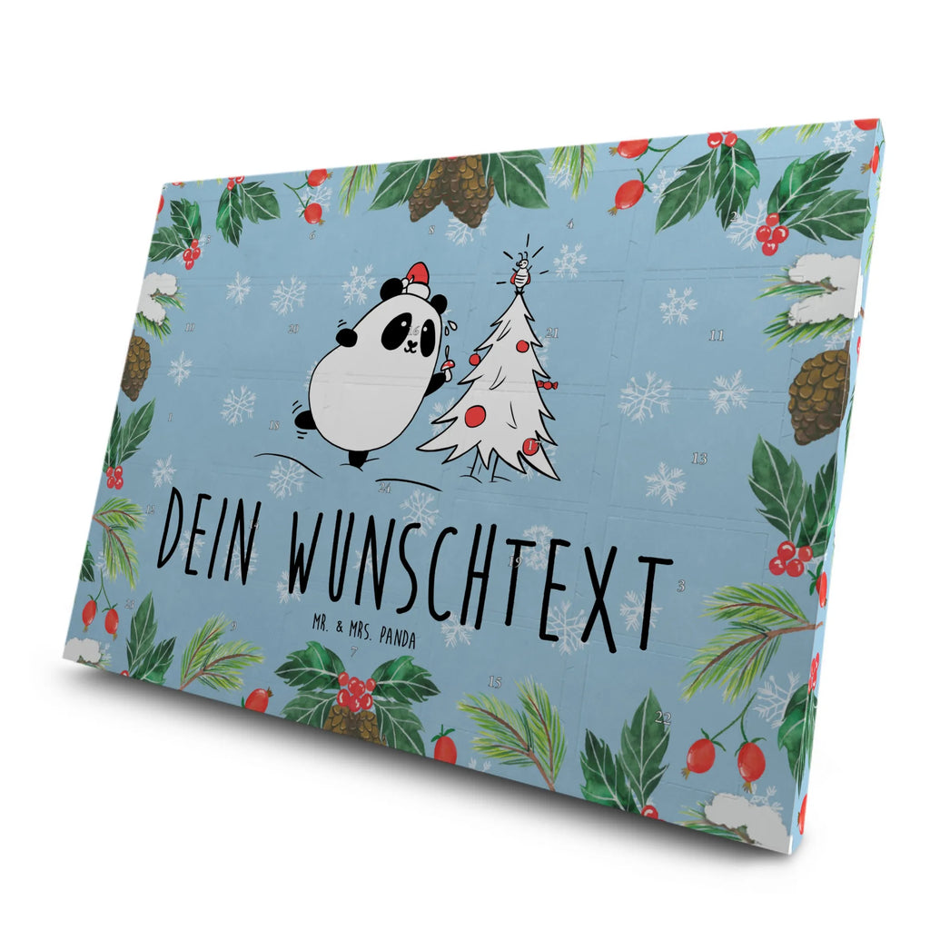 Personalisierter Tee Adventskalender Panda Weihnachtszeit Personalisierter Tee Adventskalender