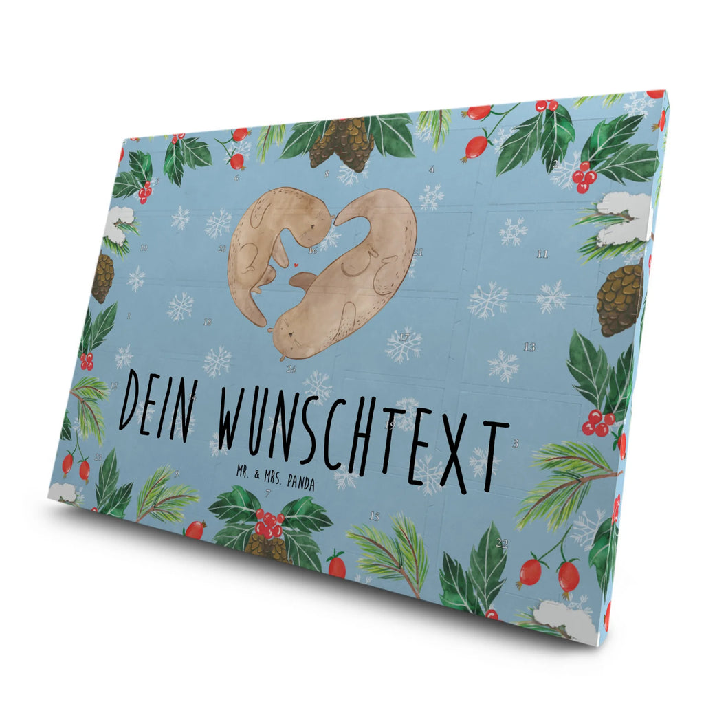 Personalisierter Tee Adventskalender Otter Herz Personalisierter Tee Adventskalender, Otter, Fischotter, Seeotter, Liebe, Herz, Liebesbeweis, Liebesgeschenk, Bessere Hälfte, Love you, Jahrestag, Hochzeitstag, Verlobung, gemeinsames Leben