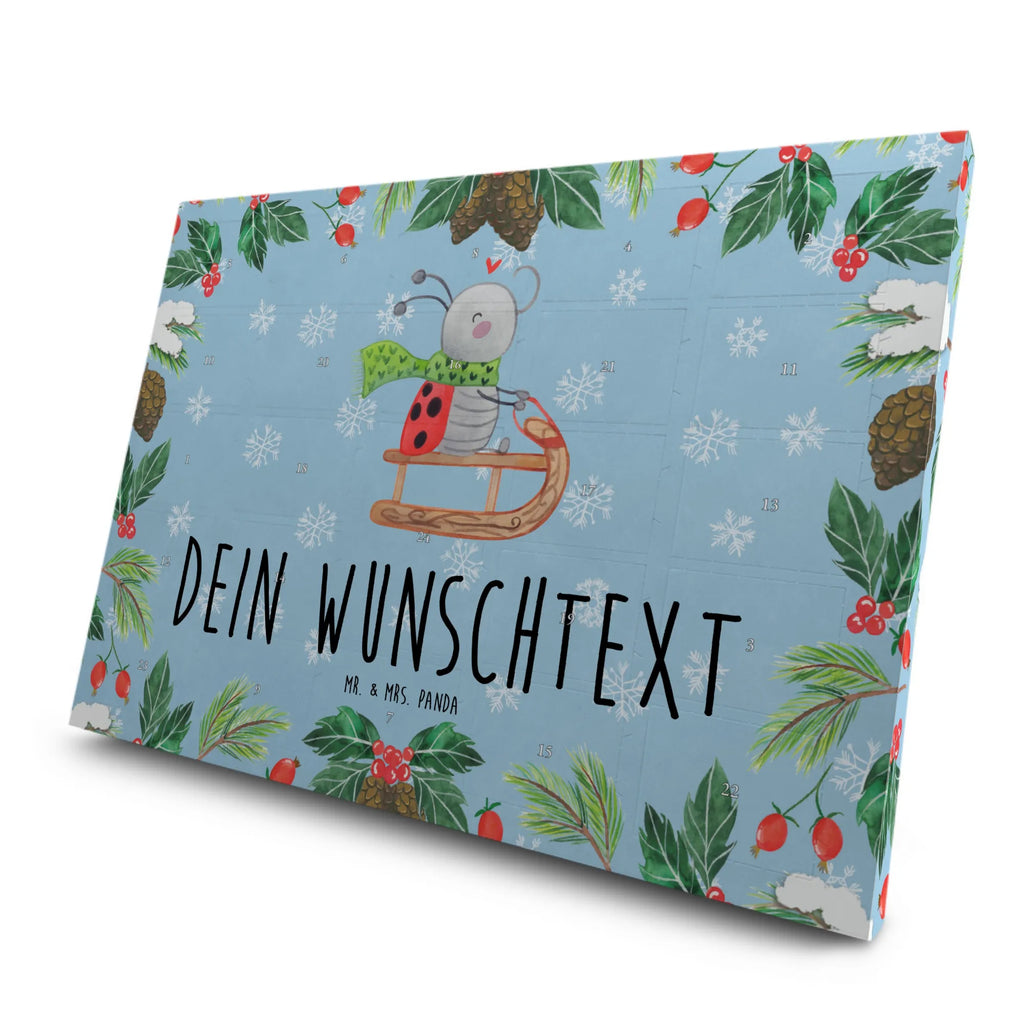 Personalisierter Tee Adventskalender Smörle Rodeln Personalisierter Tee Adventskalender, Winter, Weihnachten, Weihnachtsdeko, Nikolaus, Advent, Heiligabend, Wintermotiv, Schlittenfahren, Smörle, Marzipan