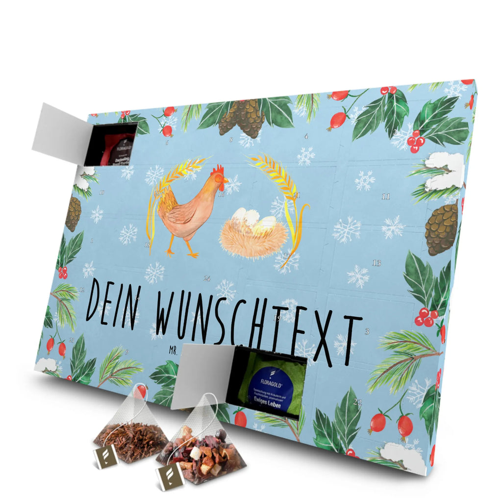 Personalisierter Tee Adventskalender Huhn Stolz Personalisierter Tee Adventskalender, Bauernhof, Hoftiere, Landwirt, Landwirtin, Hahn, Henne, Hühner, Eier, Hof, Landleben, Motivation, Geburt, Magie, Spruch, Schwangerschaft