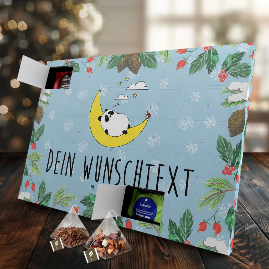 Personalisierter Tee Adventskalender Panda Easy Personalisierter Tee Adventskalender