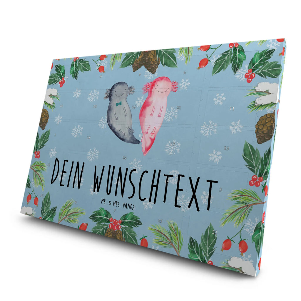 Personalisierter Tee Adventskalender Axolotl Freundin Personalisierter Tee Adventskalender, Axolotl, Molch, Axolot, Schwanzlurch, Lurch, Lurche, Liebe, große Liebe, Liebesbeweis, Freund, Verlobter, Ehemann, Jahrestag, Valentinstag