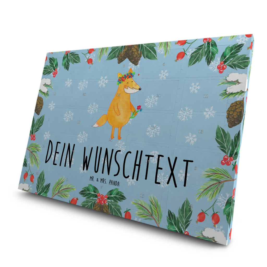 Personalisierter Tee Adventskalender Fuchs Blumen Personalisierter Tee Adventskalender, Fuchs, Füchse, Fox, Liebe, Freundin, Fuchsmädchen, Blumenmädchen, Freundinnen, Liebesbeweis, Blume, Blumen, Motivation, Freude, ich, mich, Selbstliebe