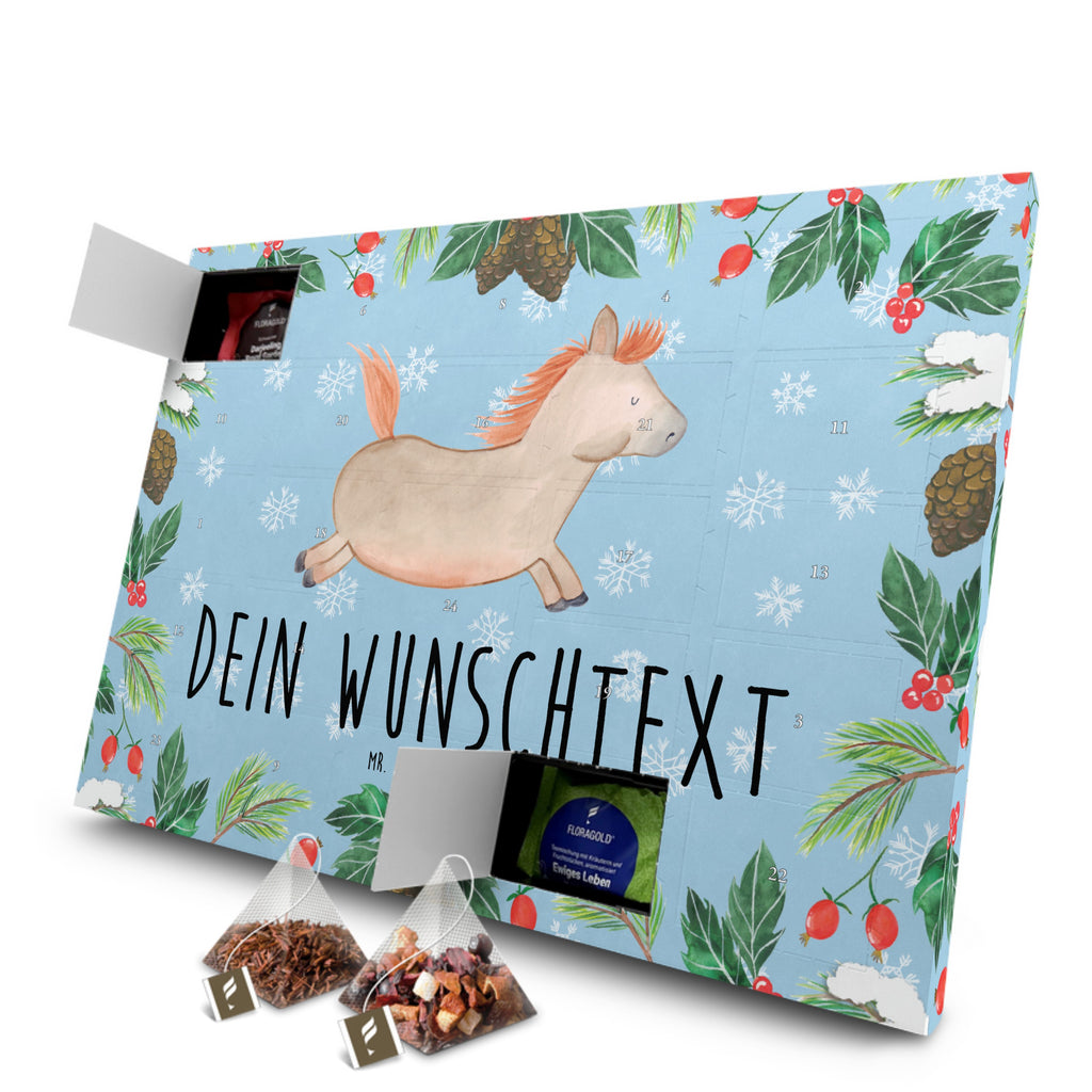 Personalisierter Tee Adventskalender Pferd Springen Personalisierter Tee Adventskalender, Bauernhof, Hoftiere, Landwirt, Landwirtin, Pferd, Pony, Pferde, Stall, Pferdestall, ausreiten, reiten, Pferdebesitzer