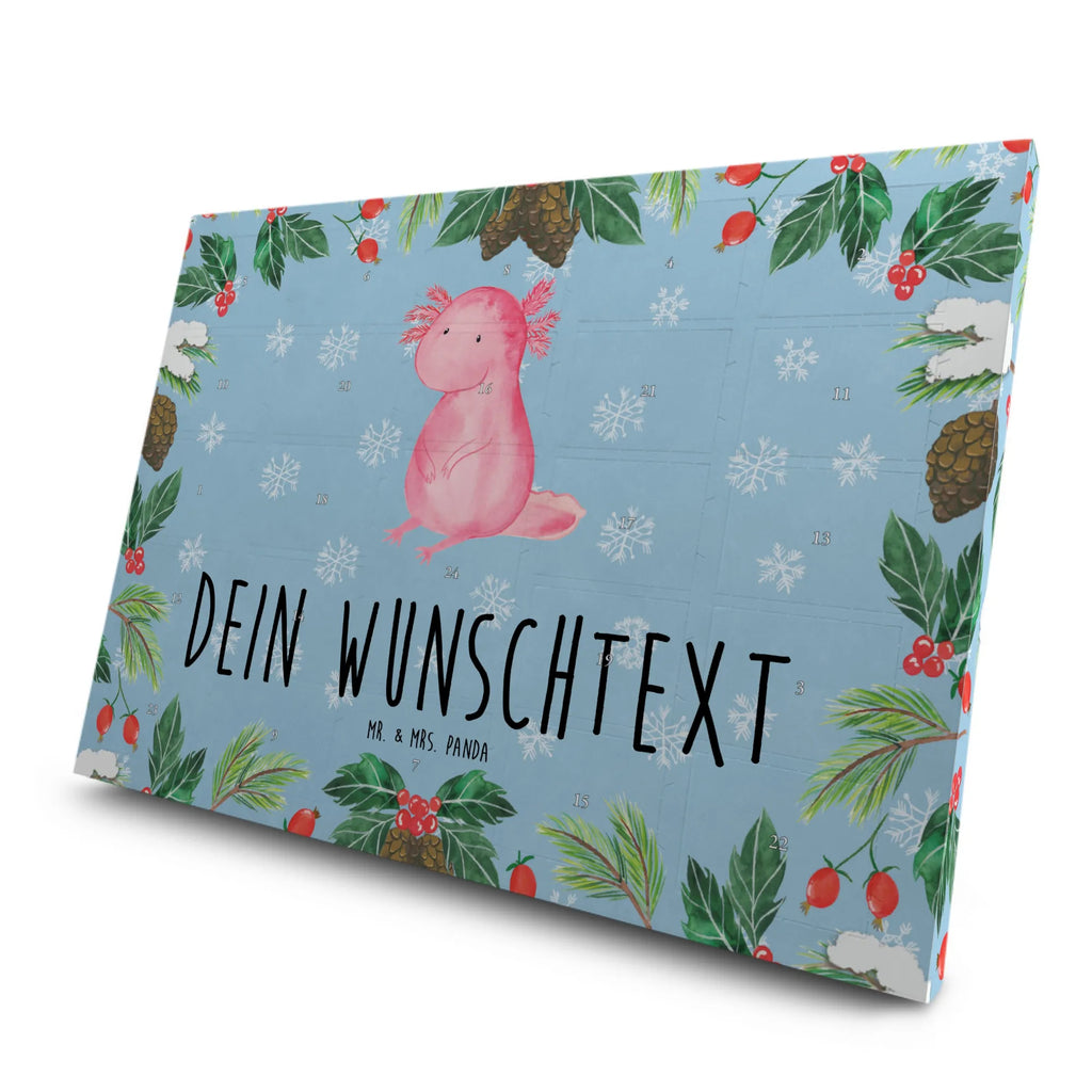 Personalisierter Tee Adventskalender Axolotl null Personalisierter Tee Adventskalender, Axolotl, Molch, Axolot, vergnügt, fröhlich, zufrieden, Lebensstil, Weisheit, Lebensweisheit, Liebe, Freundin