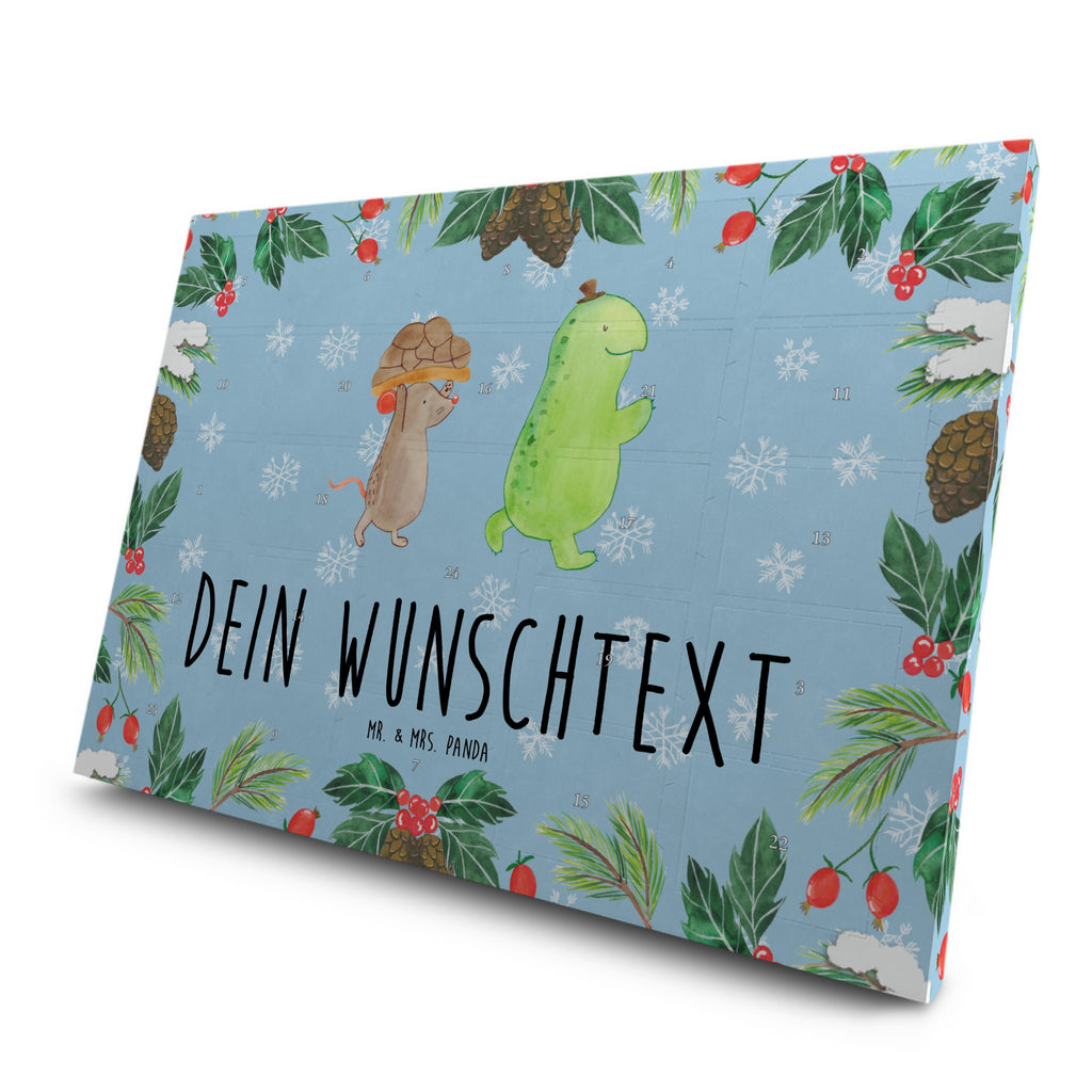 Personalisierter Tee Adventskalender Schildkröte Maus Personalisierter Tee Adventskalender, Schildkröte, Maus, Freunde, Freundinnen, beste Freunde, beste Freundinnen