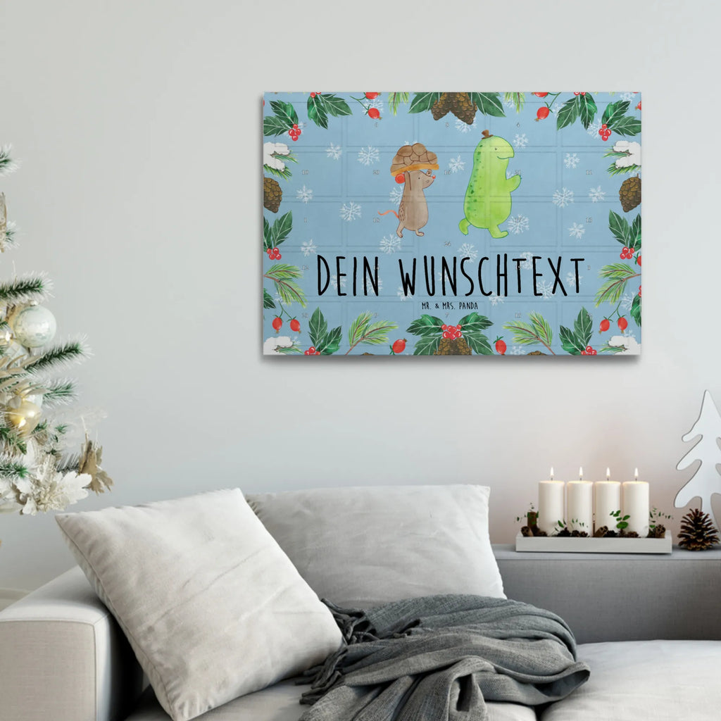 Personalisierter Tee Adventskalender Schildkröte Maus Personalisierter Tee Adventskalender, Schildkröte, Maus, Freunde, Freundinnen, beste Freunde, beste Freundinnen