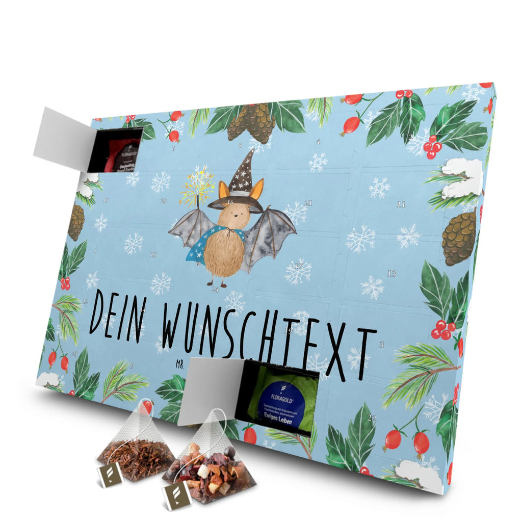 Personalisierter Tee Adventskalender Fledermaus Zauberer Personalisierter Tee Adventskalender, Tiermotive, Gute Laune, lustige Sprüche, Tiere, Fledermaus, Fledermäuse, Zauberer, Magier, Frauen, reinsteigern