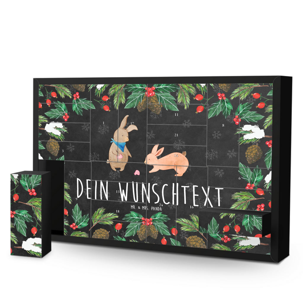 Personalisierter Befüllbarer Adventskalender Hasen Muschel Befüllbarer Adventskalender, Adventskalender zum selbst befüllen, Familie, Vatertag, Muttertag, Bruder, Schwester, Mama, Papa, Oma, Opa, Hasen, beste Freundin, Freundin, Freundinnen, best friends, BFF, Muscheln sammeln, Muscheln, Meer