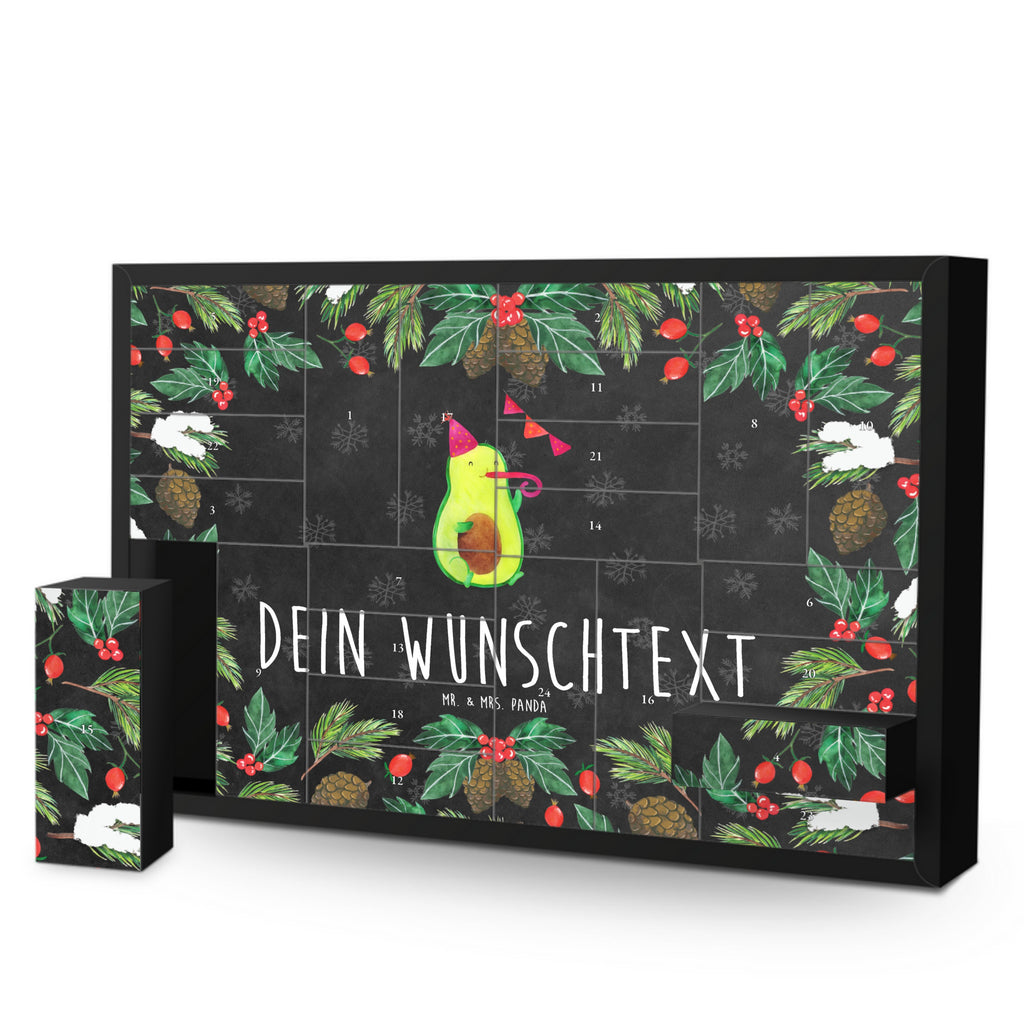 Personalisierter Befüllbarer Adventskalender Avocado Geburtstag Befüllbarer Adventskalender, Adventskalender zum selbst befüllen, Avocado, Veggie, Vegan, Gesund