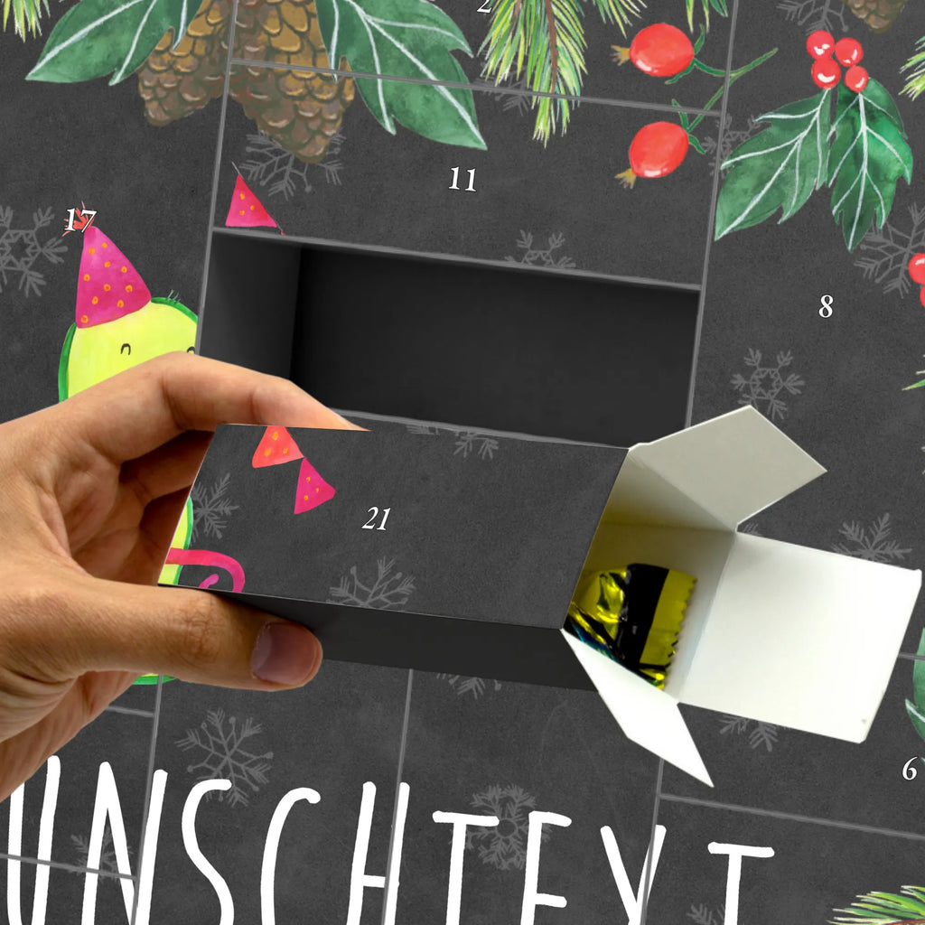 Personalisierter Befüllbarer Adventskalender Avocado Geburtstag Befüllbarer Adventskalender, Adventskalender zum selbst befüllen, Avocado, Veggie, Vegan, Gesund