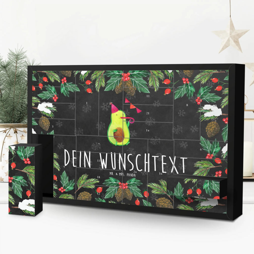 Personalisierter Befüllbarer Adventskalender Avocado Geburtstag Befüllbarer Adventskalender, Adventskalender zum selbst befüllen, Avocado, Veggie, Vegan, Gesund