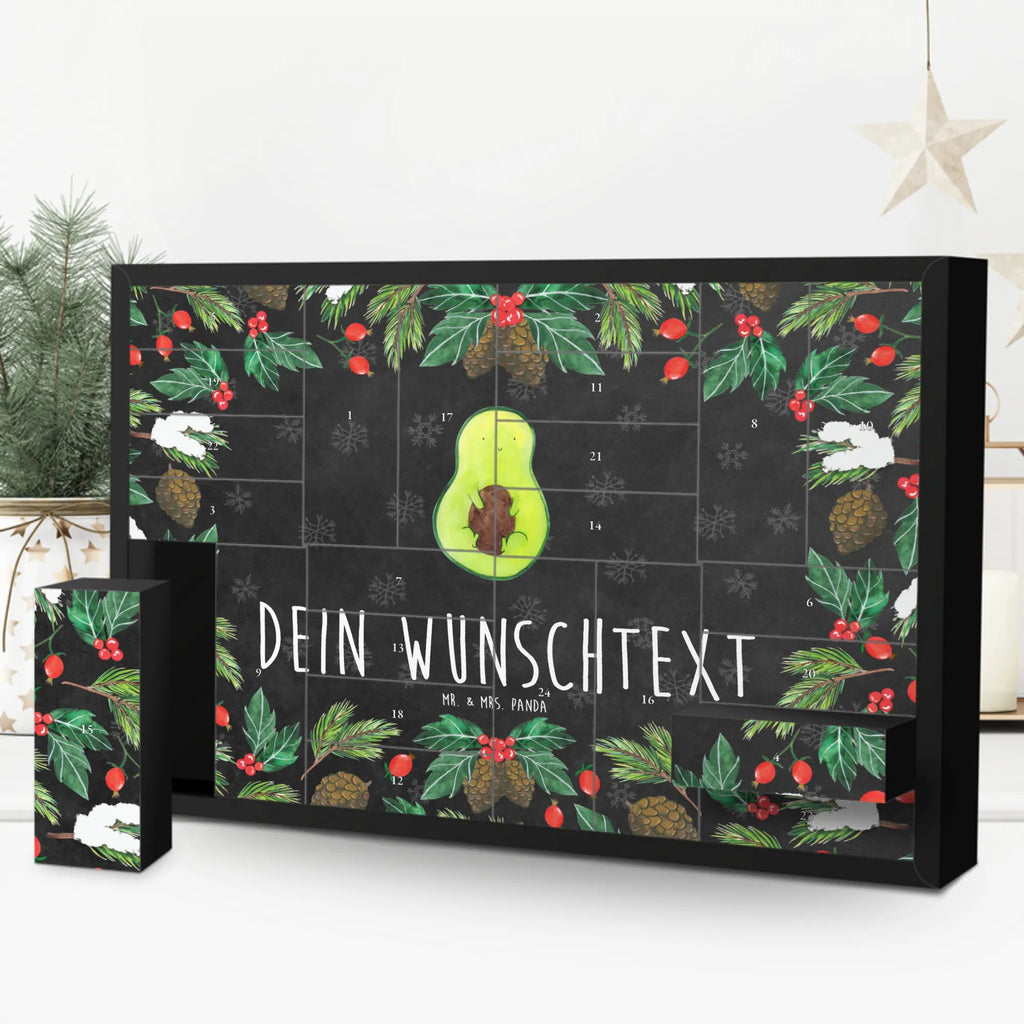 Personalisierter Befüllbarer Adventskalender Avocado Kern Befüllbarer Adventskalender, Adventskalender zum selbst befüllen, Avocado, Veggie, Vegan, Gesund, Avokado, Avocadokern, Kern, Pflanze, Spruch Leben