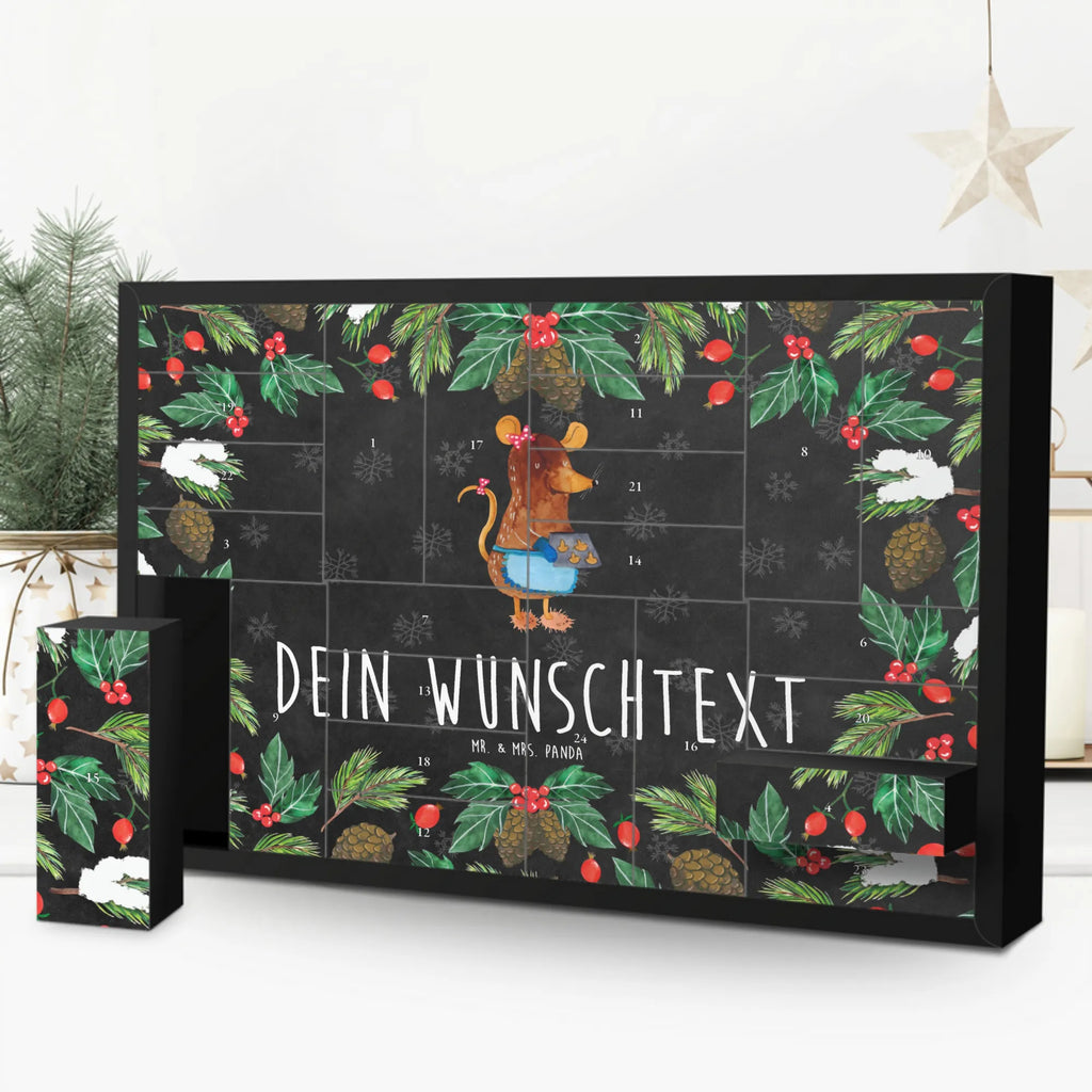 Personalisierter Befüllbarer Adventskalender Maus Kekse Befüllbarer Adventskalender, Adventskalender zum selbst befüllen, Winter, Weihnachten, Weihnachtsdeko, Nikolaus, Advent, Heiligabend, Wintermotiv, Maus, Kekse, backen, Weihnachtskekse, Plätzchen, Weihnachtsbäckerei, Chaosqueen