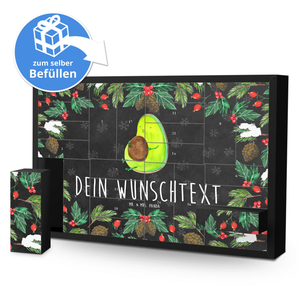 Personalisierter Befüllbarer Adventskalender Avocado Pfeifen Befüllbarer Adventskalender, Adventskalender zum selbst befüllen, Avocado, Veggie, Vegan, Gesund, Diät, Abnehmen, Ernährung, dick sein, Pummelfee