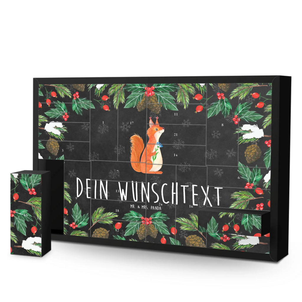 Personalisierter Befüllbarer Adventskalender Eichhörnchen Blume Befüllbarer Adventskalender, Adventskalender zum selbst befüllen, Tiermotive, Gute Laune, lustige Sprüche, Tiere, Eichhörnchen, Eichhorn, Spruch positiv, Lachen, Spaß, Motivation Sprüche, Motivation Bilder, glücklich Spruch, Spruch Deko