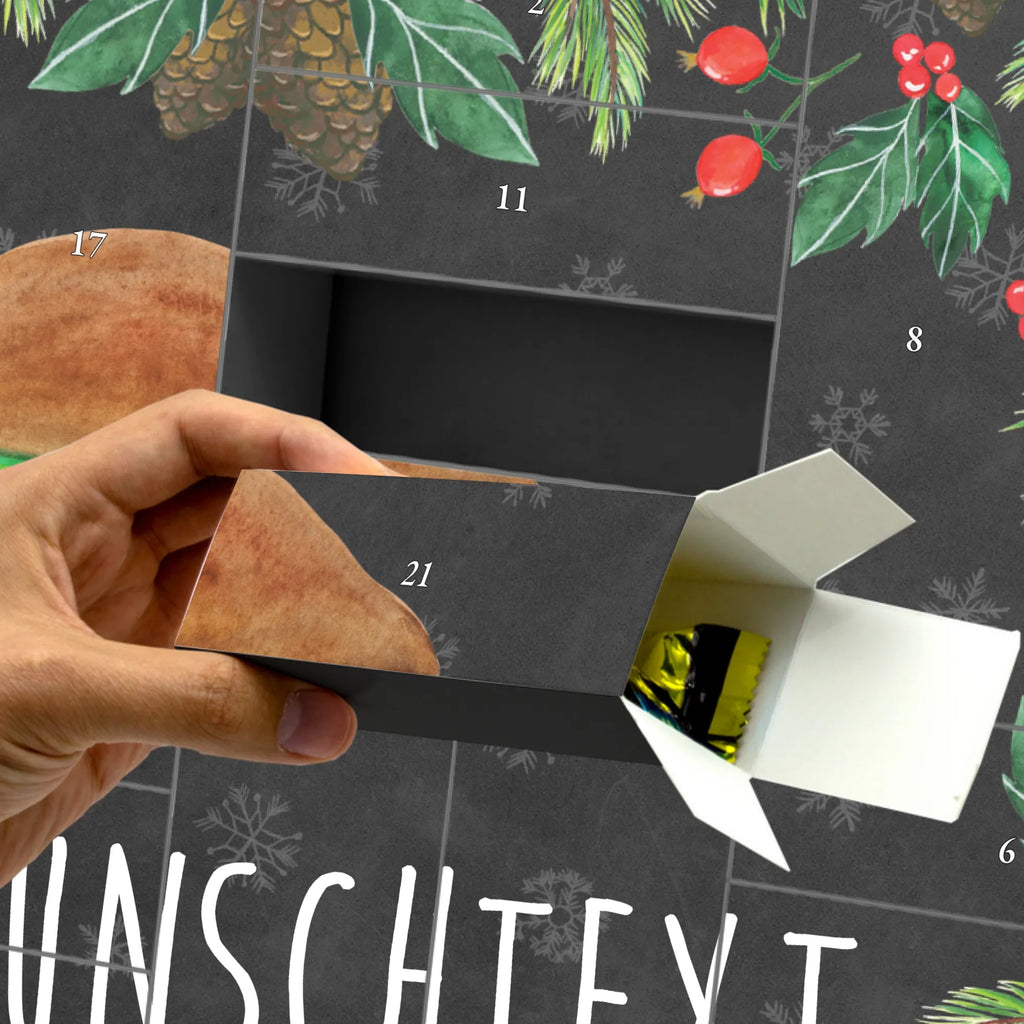 Personalisierter Befüllbarer Adventskalender Avocado Yoga Befüllbarer Adventskalender, Adventskalender zum selbst befüllen, Avocado, Veggie, Vegan, Gesund, Avocado Yoga Vegan