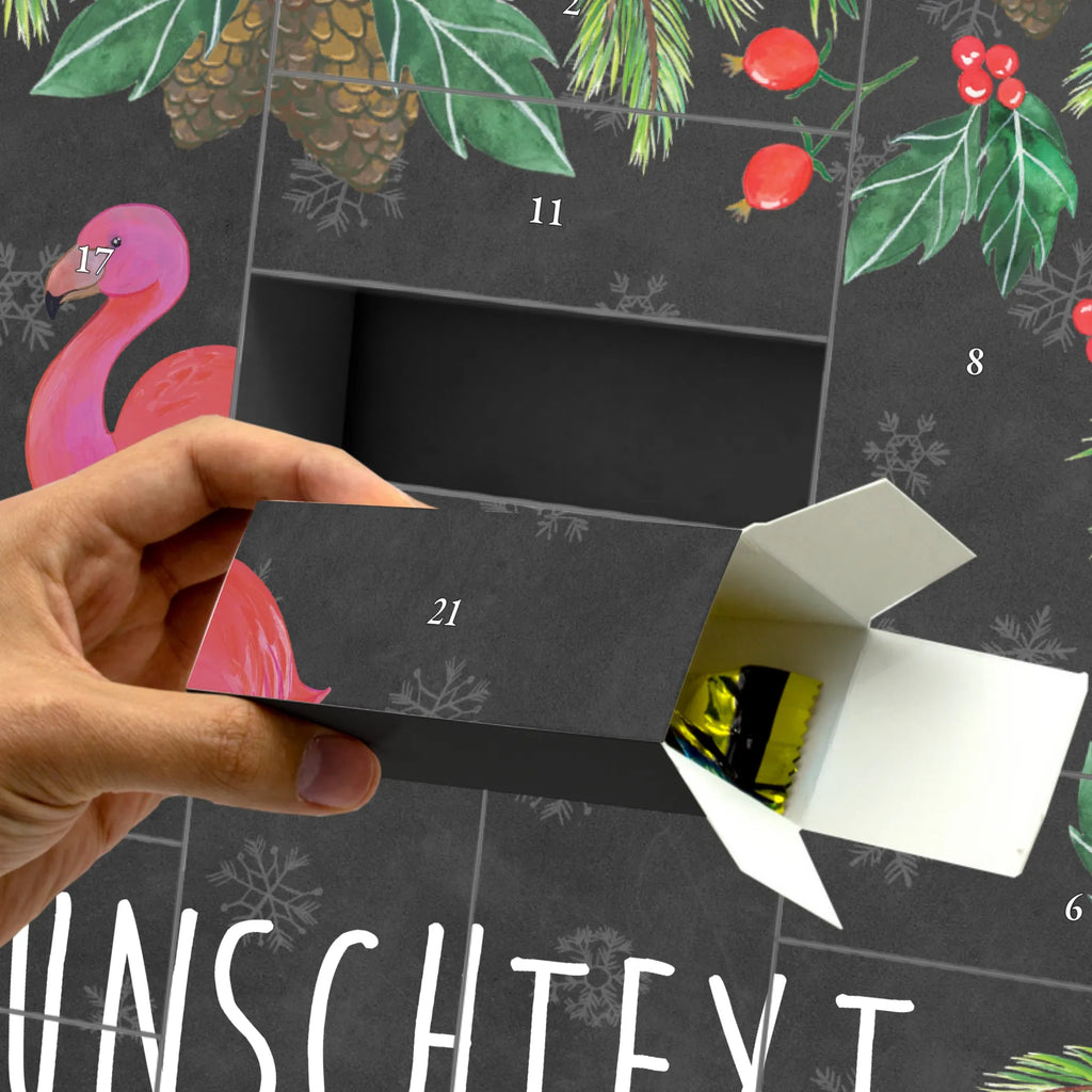 Personalisierter Befüllbarer Adventskalender Flamingo Classic Befüllbarer Adventskalender, Adventskalender zum selbst befüllen, Flamingo, Einzigartig, Selbstliebe, Stolz, ich, für mich, Spruch, Freundin, Freundinnen, Außenseiter, Sohn, Tochter, Geschwister