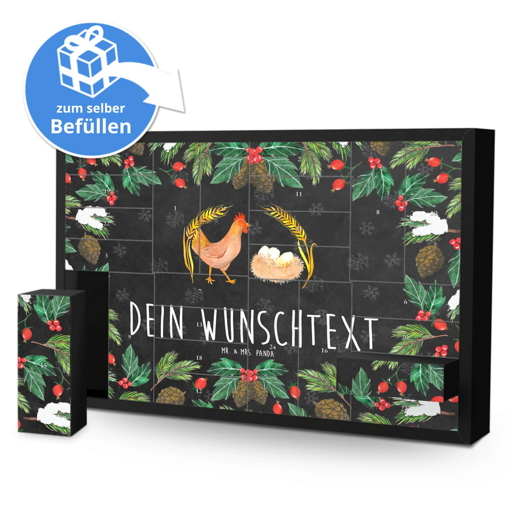 Personalisierter Befüllbarer Adventskalender Huhn Stolz Befüllbarer Adventskalender, Adventskalender zum selbst befüllen, Bauernhof, Hoftiere, Landwirt, Landwirtin, Hahn, Henne, Hühner, Eier, Hof, Landleben, Motivation, Geburt, Magie, Spruch, Schwangerschaft