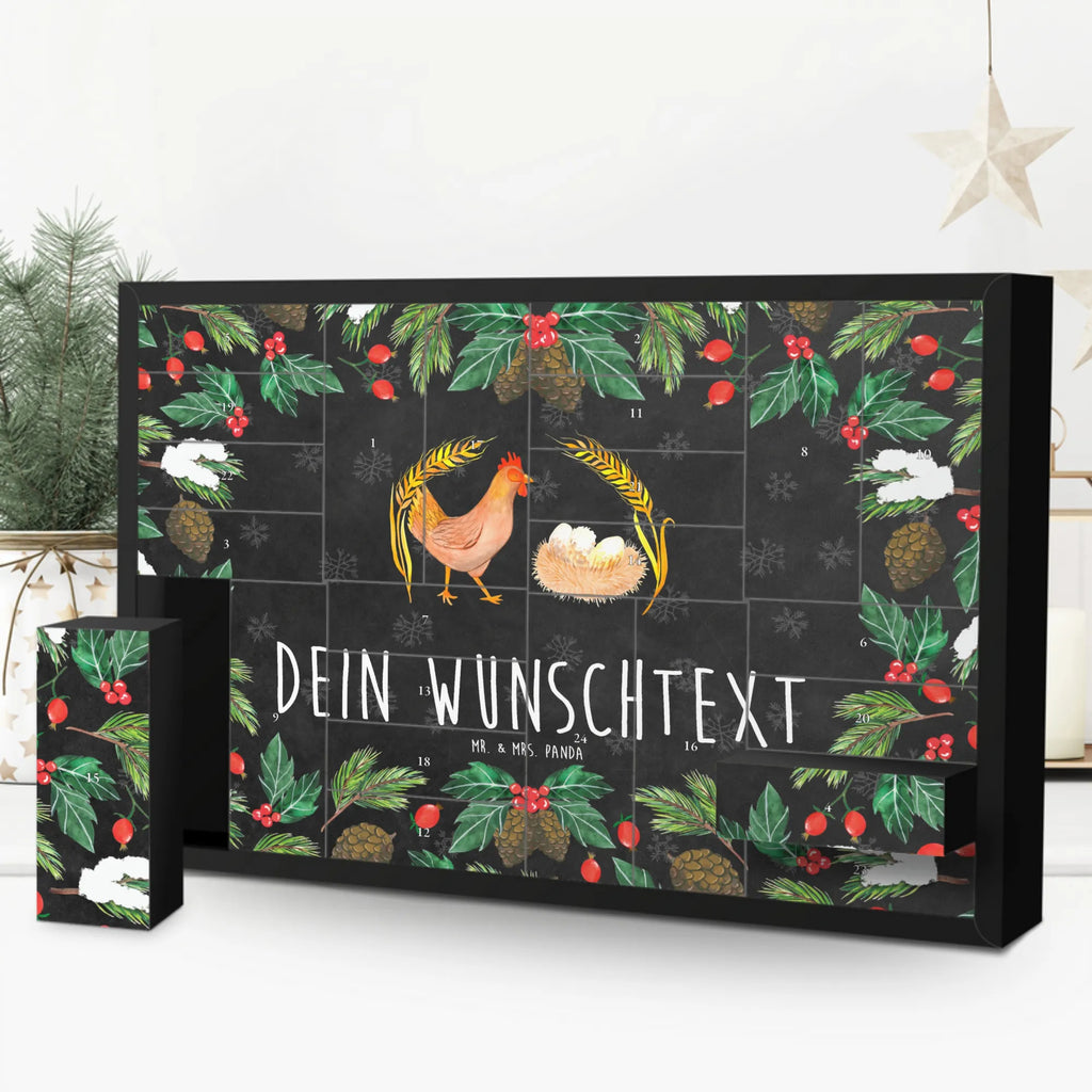 Personalisierter Befüllbarer Adventskalender Huhn Stolz Befüllbarer Adventskalender, Adventskalender zum selbst befüllen, Bauernhof, Hoftiere, Landwirt, Landwirtin, Hahn, Henne, Hühner, Eier, Hof, Landleben, Motivation, Geburt, Magie, Spruch, Schwangerschaft