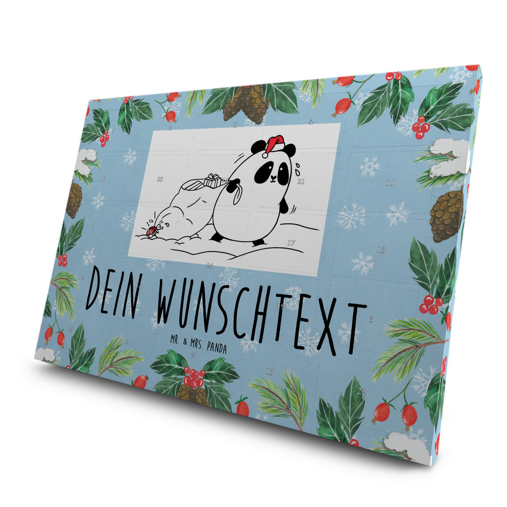 Personalisierter Tee Adventskalender Panda Weihnachten Personalisierter Tee Adventskalender