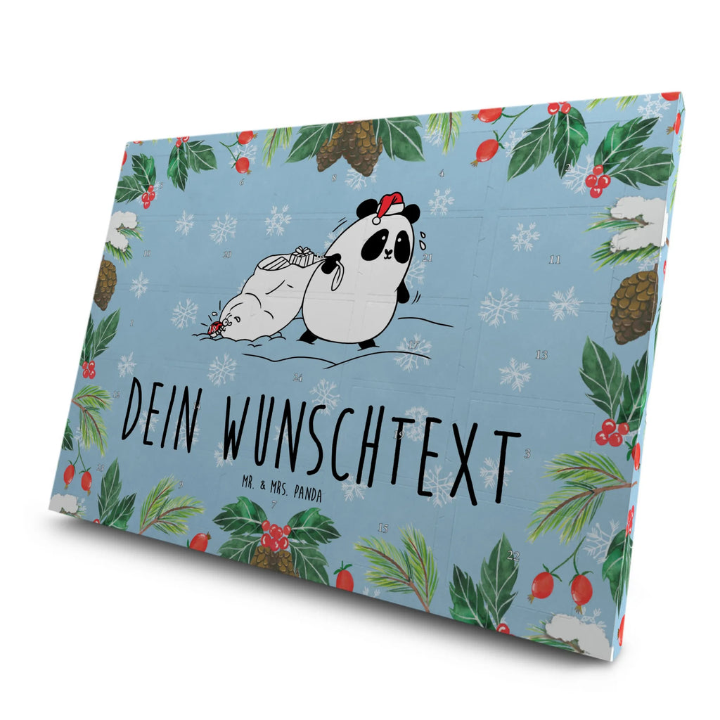 Personalisierter Tee Adventskalender Panda Weihnachten Personalisierter Tee Adventskalender