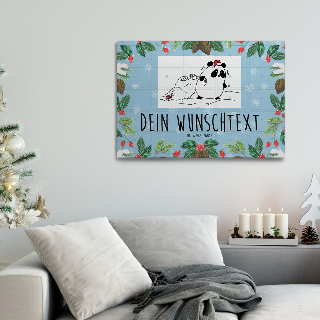 Personalisierter Tee Adventskalender Panda Weihnachten Personalisierter Tee Adventskalender