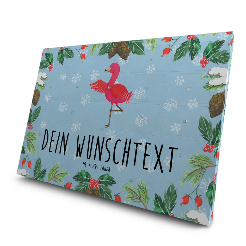 Personalisierter Tee Adventskalender Flamingo Yoga Personalisierter Tee Adventskalender, Flamingo, Vogel, Yoga, Namaste, Achtsamkeit, Yoga-Übung, Entspannung, Ärger, Aufregen, Tiefenentspannung