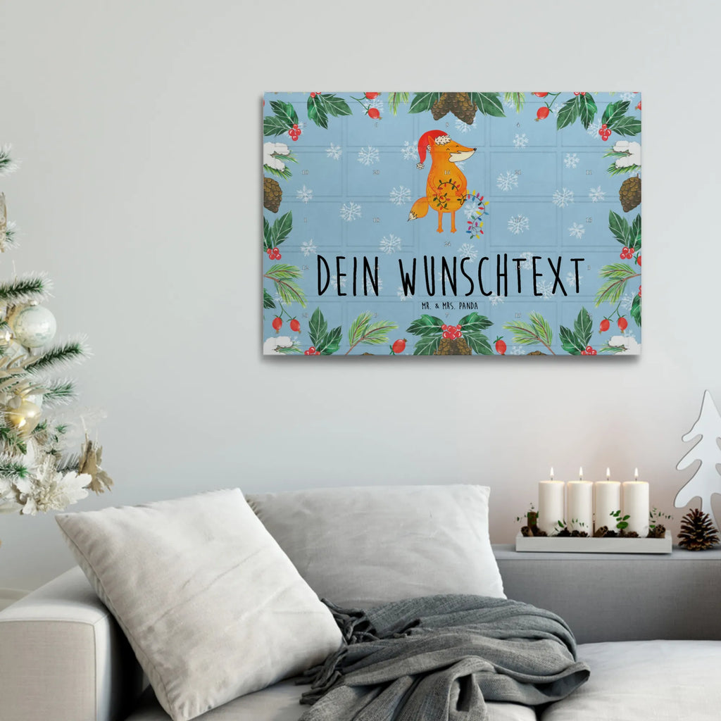 Personalisierter Tee Adventskalender Fuchs Weihnachten Personalisierter Tee Adventskalender, Winter, Weihnachten, Weihnachtsdeko, Nikolaus, Advent, Heiligabend, Wintermotiv, Fuchs, Füchse, Spruch schön, Geschenk Weihnachten, Weihnachtsmann, Weihnachtszeit