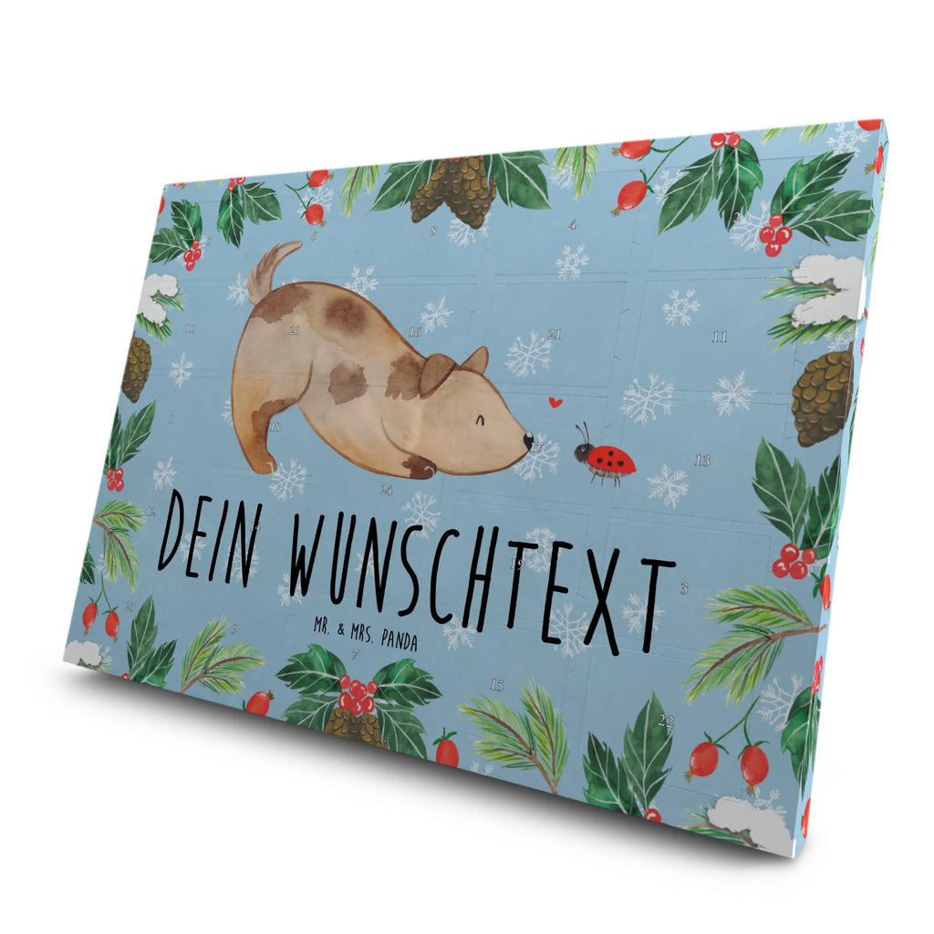 Personalisierter Tee Adventskalender Hund Marienkäfer Personalisierter Tee Adventskalender, Hund, Hundemotiv, Haustier, Hunderasse, Tierliebhaber, Hundebesitzer, Sprüche, Hunde, Hundespruch, Marienkäfer, Mischling, Mischlinghund