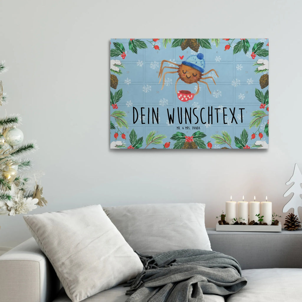 Personalisierter Tee Adventskalender Spinne Agathe Kaffee Personalisierter Tee Adventskalender, Spinne Agathe, Spinne, Agathe, Videos, Merchandise, Kaffee, Morgen, Morgenmuffel, Lebensweisheiten, Weiser Spruch