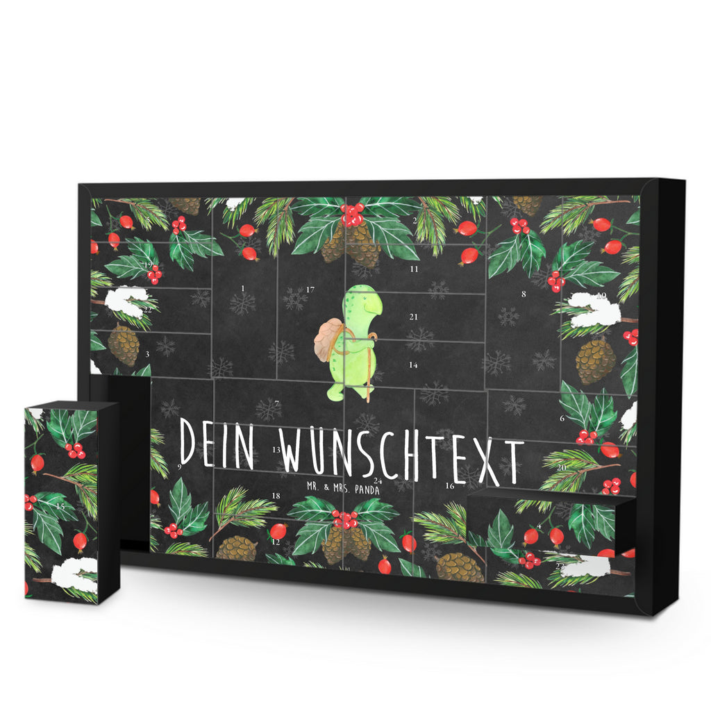 Personalisierter Befüllbarer Adventskalender Schildkröte Wanderer Befüllbarer Adventskalender, Adventskalender zum selbst befüllen, Schildkröte, Schildkröten, Motivation, Motivationsspruch, Motivationssprüche, Neuanfang