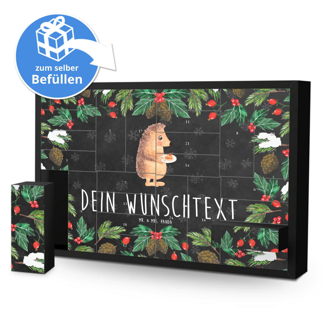 Personalisierter Befüllbarer Adventskalender Igel Kuchenstück Befüllbarer Adventskalender, Adventskalender zum selbst befüllen, Tiermotive, Gute Laune, lustige Sprüche, Tiere, Igel, Essen Spruch, Kuchen, Backen Geschenk, Kuchen backen, Einladung Party, Geburtstagskuchen, Torte