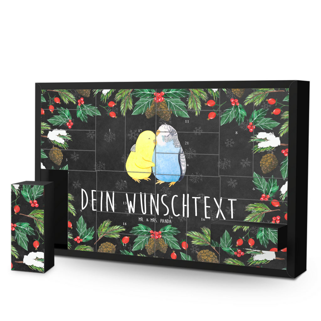 Personalisierter Befüllbarer Adventskalender Wellensittich Liebe Befüllbarer Adventskalender, Adventskalender zum selbst befüllen, Liebe, Partner, Freund, Freundin, Ehemann, Ehefrau, Heiraten, Verlobung, Heiratsantrag, Liebesgeschenk, Jahrestag, Hocheitstag, Vögel, Wellensittich, Nähe, Kuscheln, Vertrauen