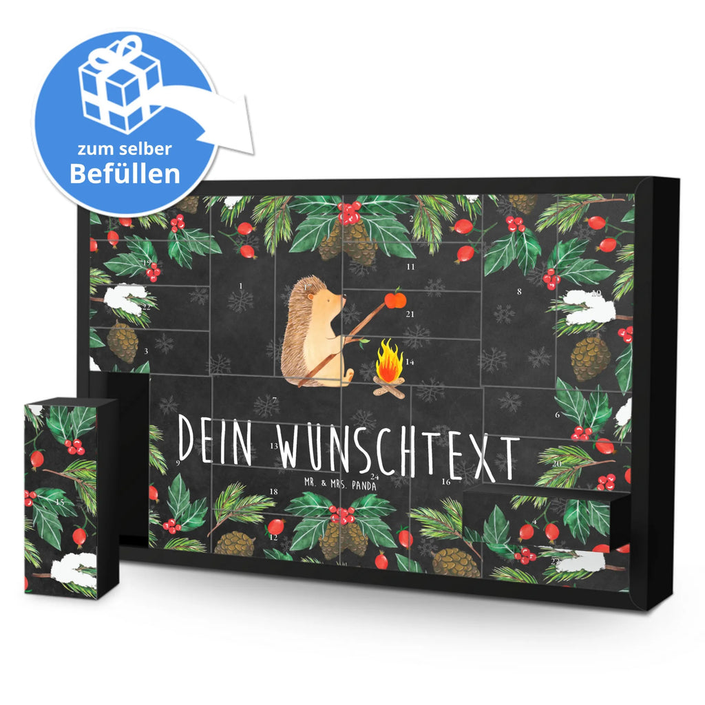 Personalisierter Befüllbarer Adventskalender Igel Grillen Befüllbarer Adventskalender, Adventskalender zum selbst befüllen, Tiermotive, Gute Laune, lustige Sprüche, Tiere, Igel, Grillen, Ziele, Motivation, arbeitslos, Sinn des Lebens, Spruch