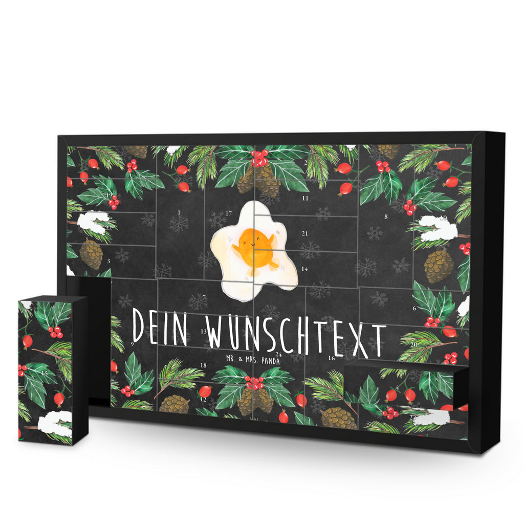 Personalisierter Befüllbarer Adventskalender Spiegelei Ei Befüllbarer Adventskalender, Adventskalender zum selbst befüllen, Tiermotive, Gute Laune, lustige Sprüche, Tiere, Ei, Spiegelei, Schön, Tag, Glücklich, Liebe