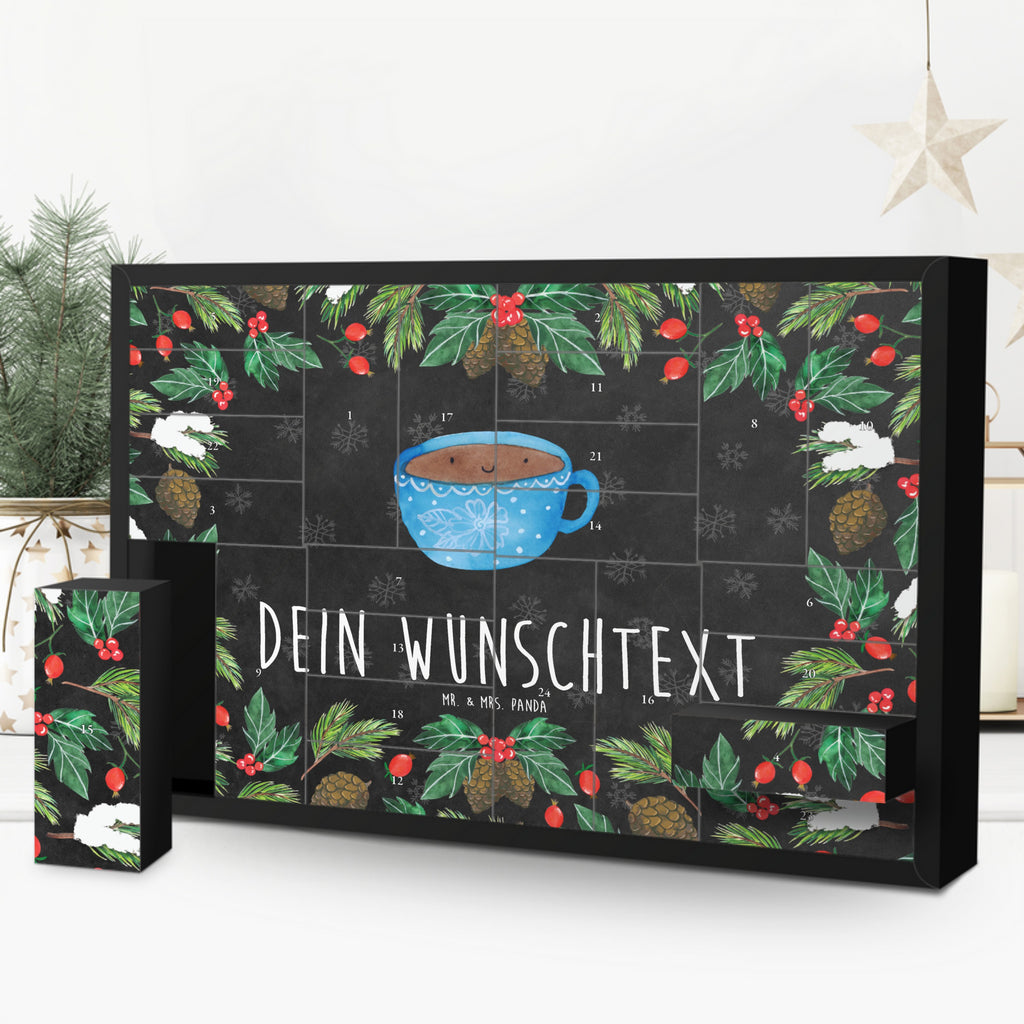 Personalisierter Befüllbarer Adventskalender Kaffee Tasse Befüllbarer Adventskalender, Adventskalender zum selbst befüllen, Tiermotive, Gute Laune, lustige Sprüche, Tiere, Kaffee, Tasse, Liebe, Geschmack, Genuss, Glücklich