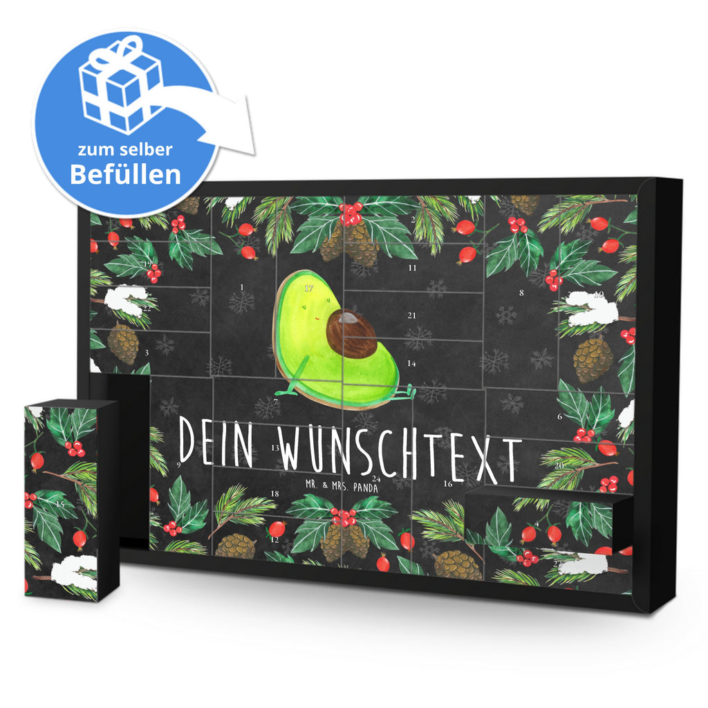 Personalisierter Befüllbarer Adventskalender Avocado Schwangerschaft Befüllbarer Adventskalender, Adventskalender zum selbst befüllen, Avocado, Veggie, Vegan, Gesund, schwanger, Schwangerschaft, Babyparty, Babyshower