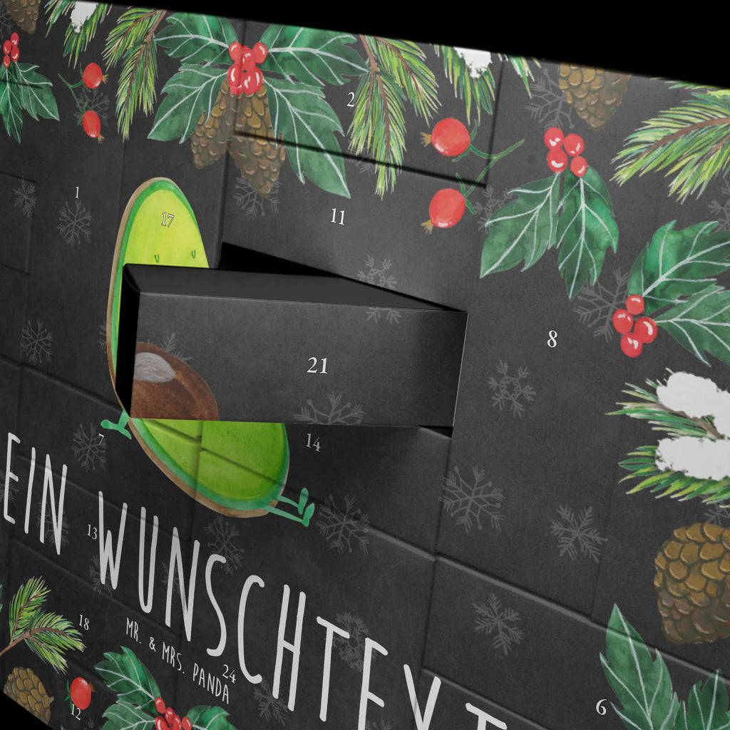 Personalisierter Befüllbarer Adventskalender Avocado Schwangerschaft Befüllbarer Adventskalender, Adventskalender zum selbst befüllen, Avocado, Veggie, Vegan, Gesund, schwanger, Schwangerschaft, Babyparty, Babyshower