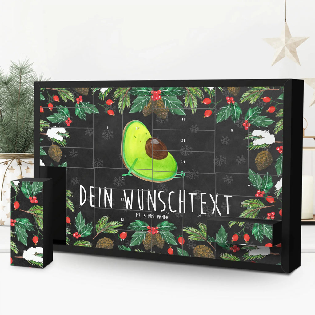 Personalisierter Befüllbarer Adventskalender Avocado Schwangerschaft Befüllbarer Adventskalender, Adventskalender zum selbst befüllen, Avocado, Veggie, Vegan, Gesund, schwanger, Schwangerschaft, Babyparty, Babyshower