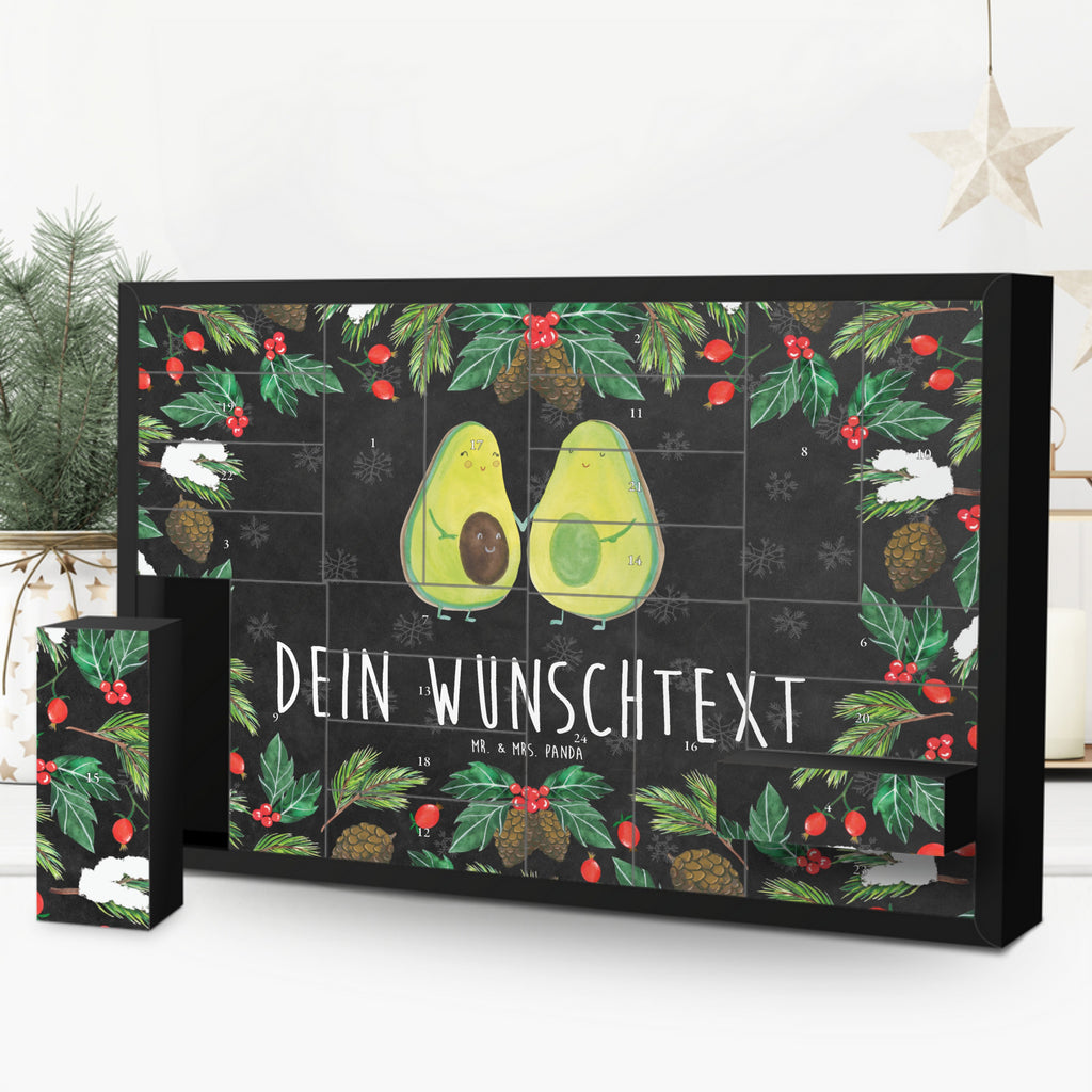 Personalisierter Befüllbarer Adventskalender Avocado Pärchen Befüllbarer Adventskalender, Adventskalender zum selbst befüllen, Avocado, Veggie, Vegan, Gesund, Avocuddle, Liebe, Schwangerschaft, Familie, Babyshower, Babyparty, Hochzeit, Kinder, Avocados, Geburt