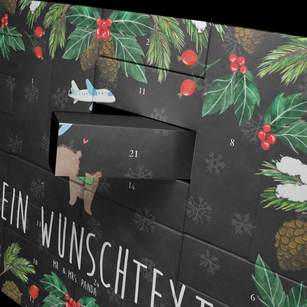 Personalisierter Befüllbarer Adventskalender Bär Flugzeug Befüllbarer Adventskalender, Adventskalender zum selbst befüllen, Liebe, Partner, Freund, Freundin, Ehemann, Ehefrau, Heiraten, Verlobung, Heiratsantrag, Liebesgeschenk, Jahrestag, Hocheitstag, Valentinstag, Geschenk für Frauen, Hochzeitstag, Mitbringsel, Geschenk für Freundin, Geschenk für Partner, Liebesbeweis, für Männer, für Ehemann