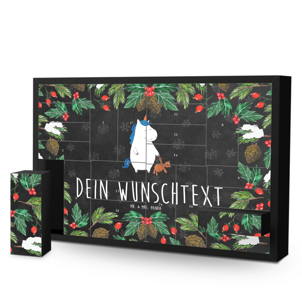 Personalisierter Befüllbarer Adventskalender Einhorn Teddy Befüllbarer Adventskalender, Adventskalender zum selbst befüllen, Einhorn, Einhörner, Einhorn Deko, Pegasus, Unicorn, schlafen, gute Nacht, Single, Bett, Träumen, Freundin, Singleleben