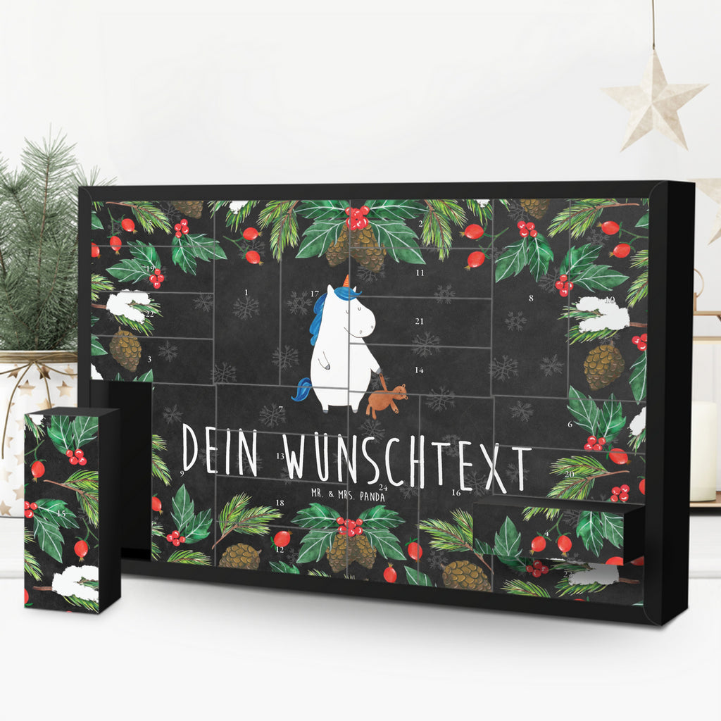 Personalisierter Befüllbarer Adventskalender Einhorn Teddy Befüllbarer Adventskalender, Adventskalender zum selbst befüllen, Einhorn, Einhörner, Einhorn Deko, Pegasus, Unicorn, schlafen, gute Nacht, Single, Bett, Träumen, Freundin, Singleleben