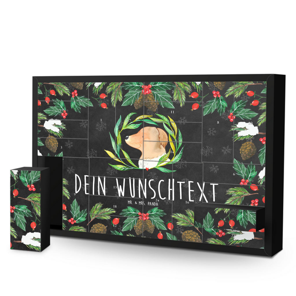 Personalisierter Befüllbarer Adventskalender Hund Blumen Befüllbarer Adventskalender, Adventskalender zum selbst befüllen, Hund, Hundemotiv, Haustier, Hunderasse, Tierliebhaber, Hundebesitzer, Sprüche, Ranke, Therapie, Selbsttherapie, Hundeliebe, Hundeglück, Hunde