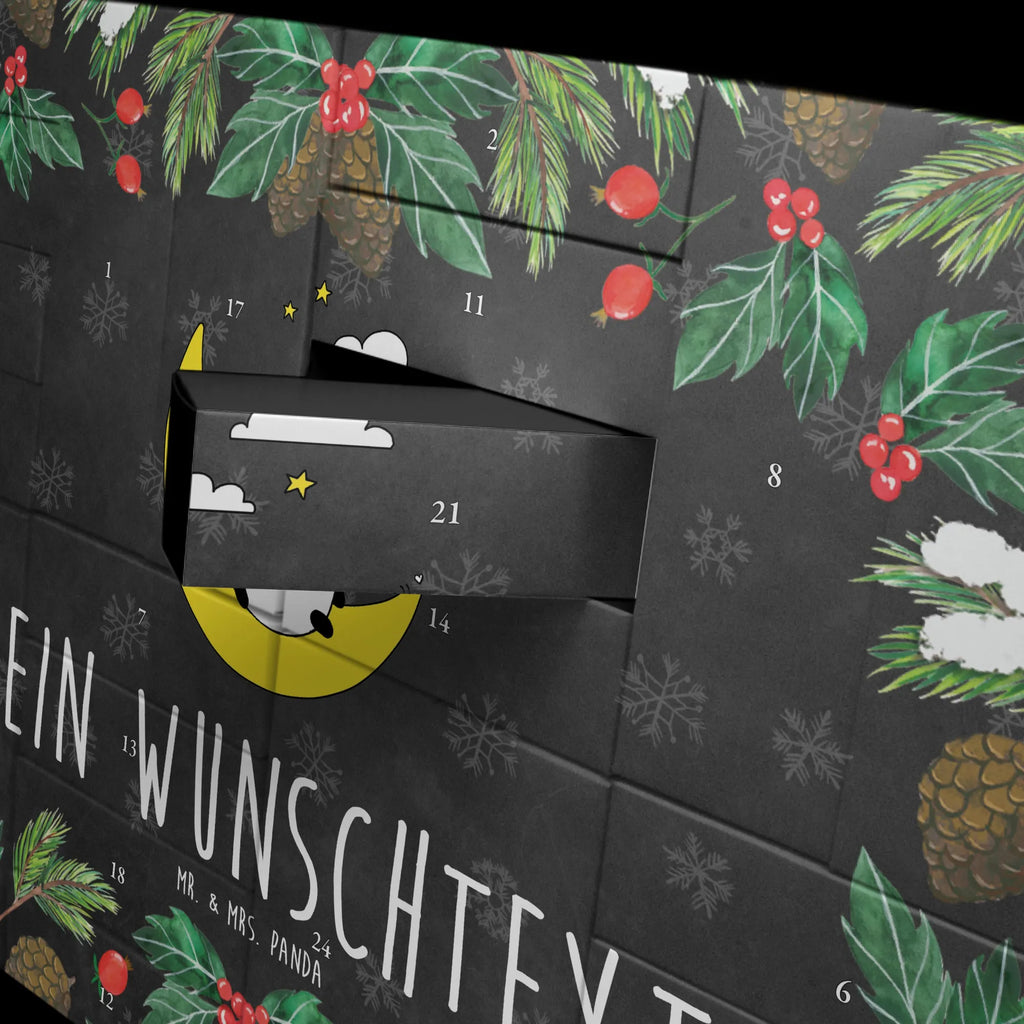 Personalisierter Befüllbarer Adventskalender Panda Easy Befüllbarer Adventskalender, Adventskalender zum selbst befüllen