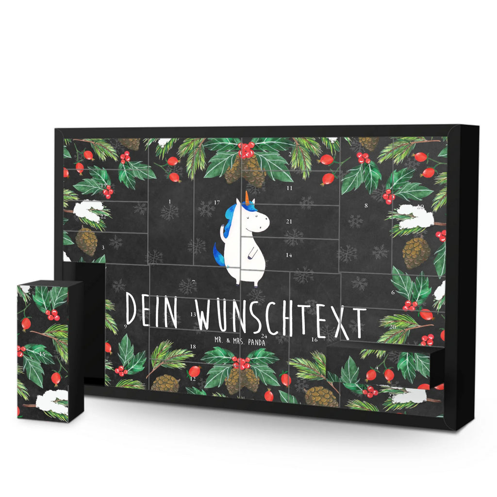 Personalisierter Befüllbarer Adventskalender Einhorn Mann Befüllbarer Adventskalender, Adventskalender zum selbst befüllen, Einhorn, Einhörner, Einhorn Deko, Unicorn, cool, Mann, Freundin, Familie, bester Freund, BFF, Party, hübsch, beste